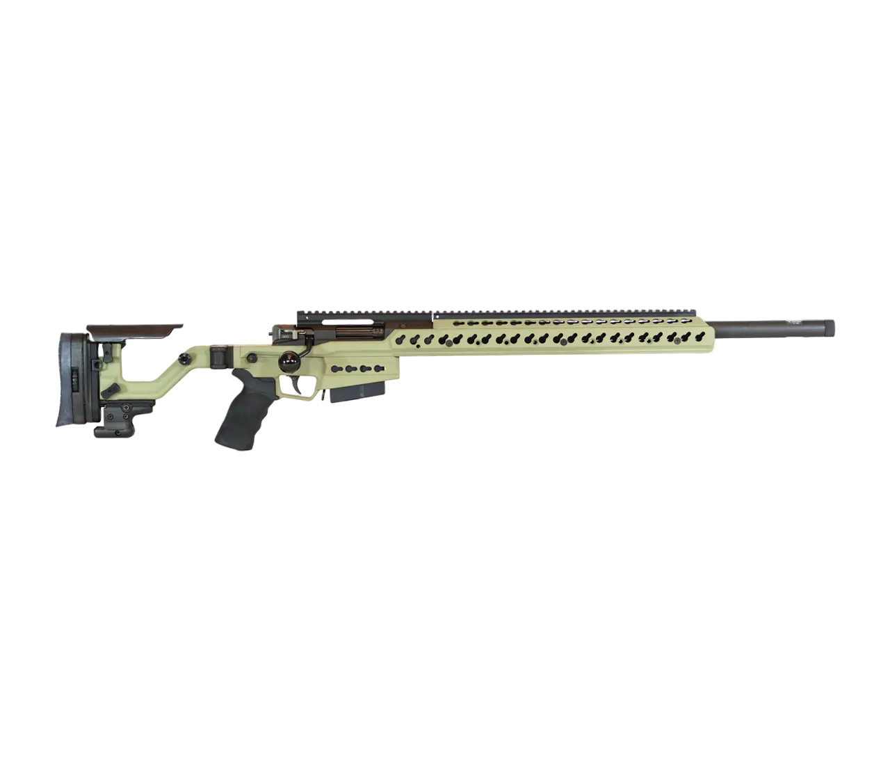 Accuracy International: AT-XC, 6 Creedmoor, Folding, 26", Sage Green