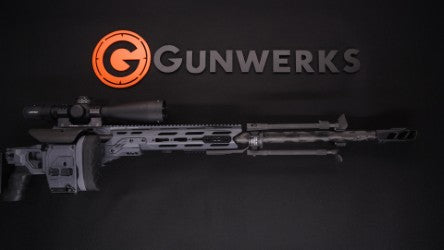 Gunwerks HamR 375 CheyTac, Sniper Grey, Leupold Mark 5HD