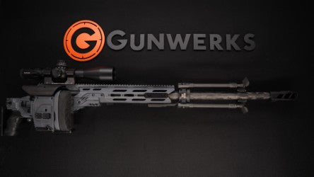Gunwerks HamR 375 CheyTac, Sniper Grey, w/ Kahles K525i
