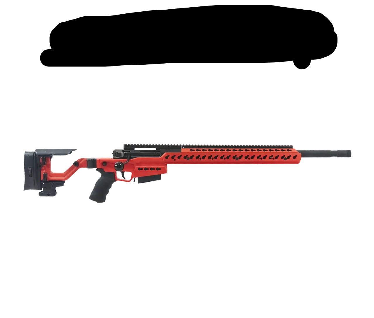 Accuracy International: AT-XC, 6 Creedmoor, Folding, 26", Red