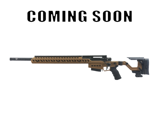 Accuracy International: AT-XC, 6 Creedmoor, Folding, 26", Dark Earth, Left Hand