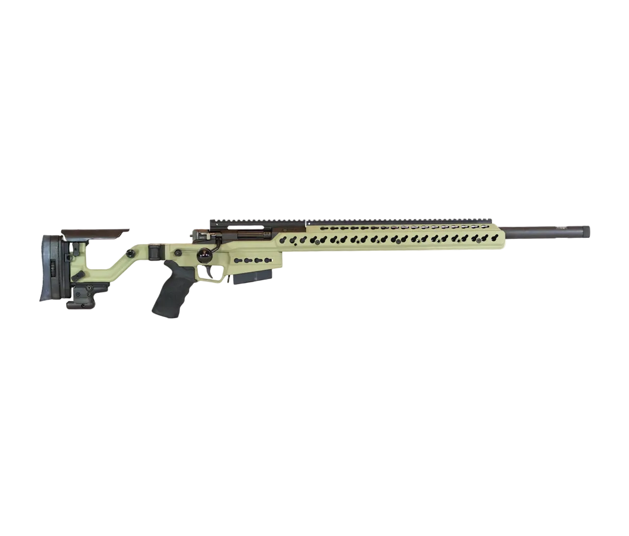 Accuracy International: AT-XC, 6.5 Creedmoor, Folding, 24", Sage Green