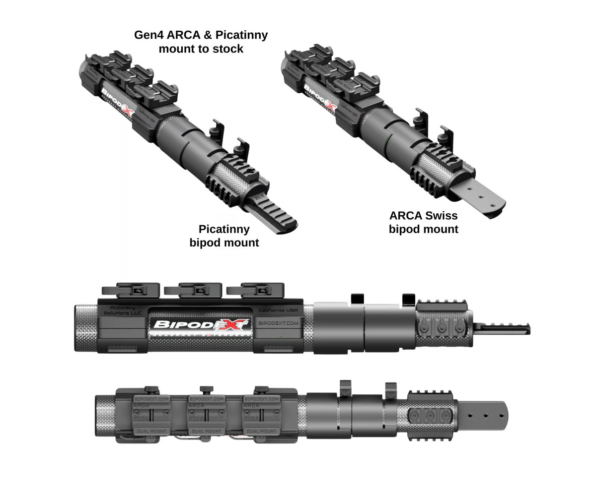 BipodeXt ELR Max A&P Gen4 Rifle Stabilizer