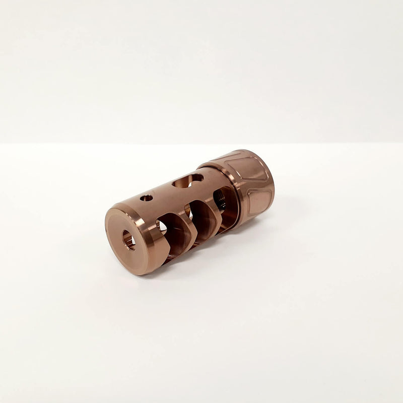 Spearhead Machine Limited Edition 3 Port Muzzle Brake, Copper PVD