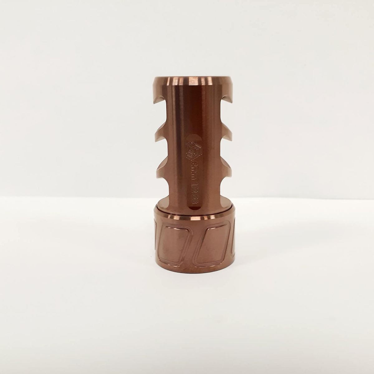 Spearhead Machine Limited Edition 3 Port Muzzle Brake, Copper PVD (3)