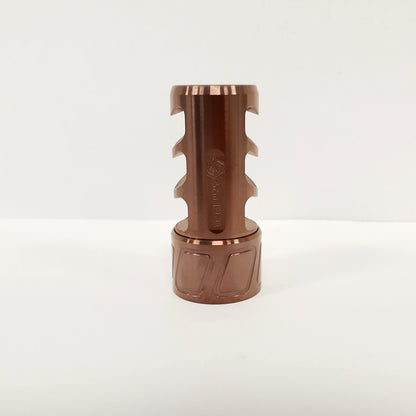 Spearhead Machine Limited Edition 3 Port Muzzle Brake, Copper PVD (3)
