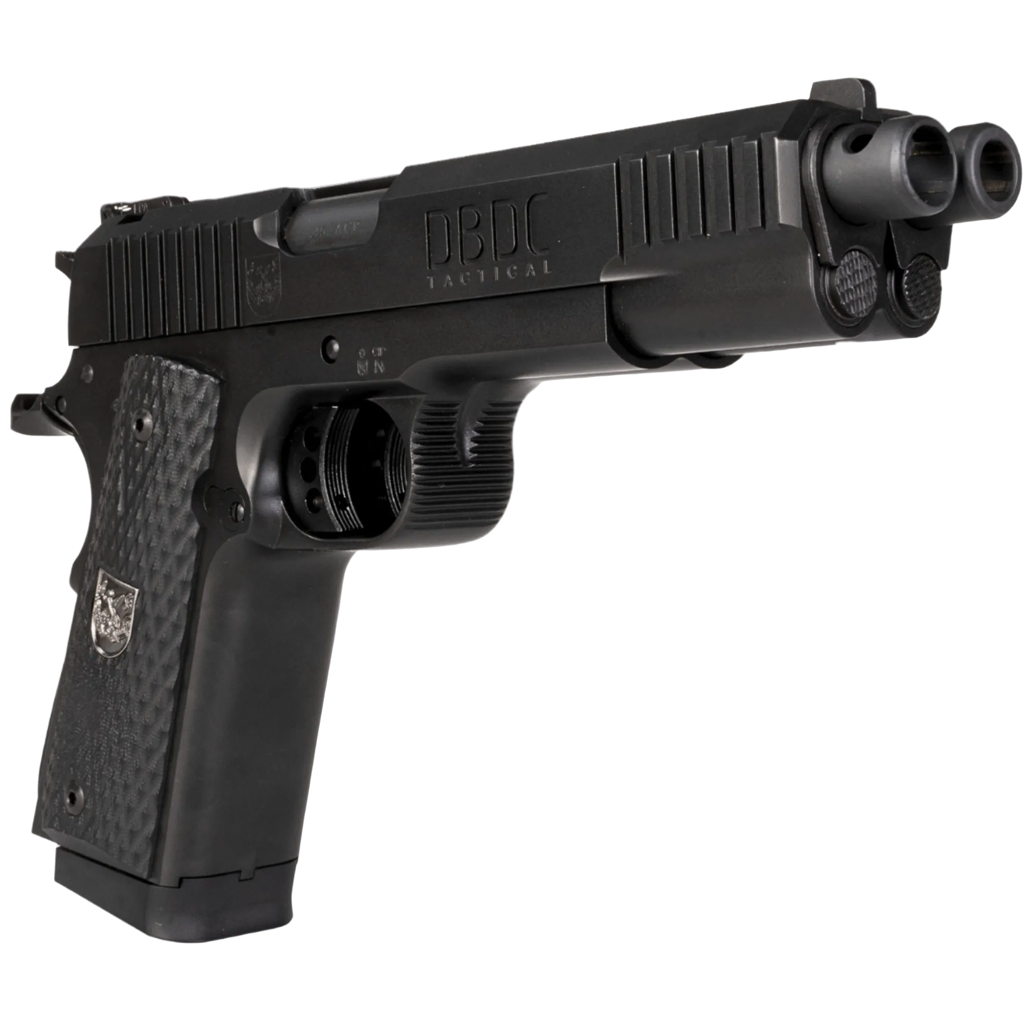 DBDC Double Barrel Dual Caliber Tactical - 38 SUPER / .45 ACP