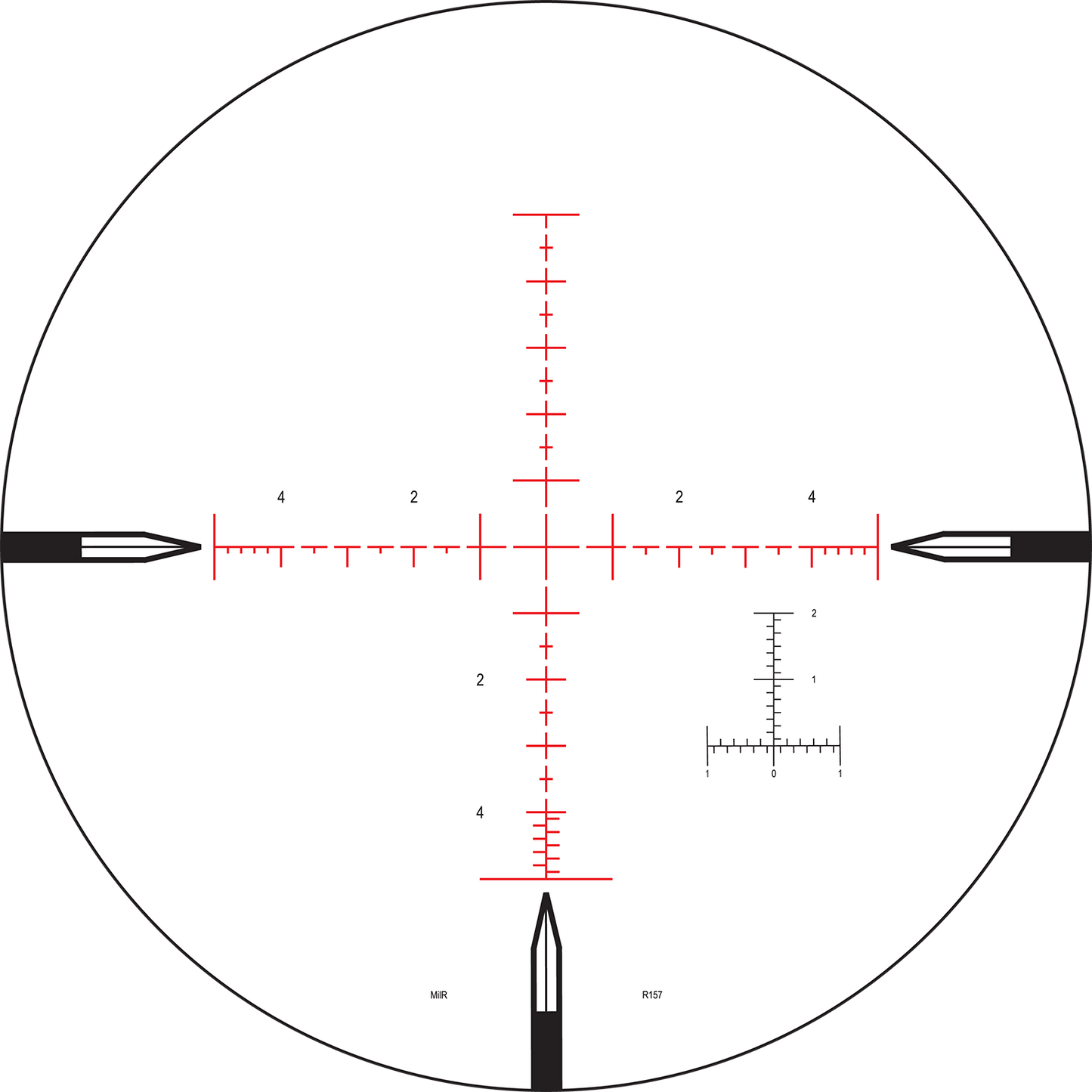 Nightforce ATACR™ 5-25x56mm – Long Range Riflescope - Cheytac, McMillan, Desert Tech, Armalite