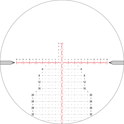 The Nightforce ATACR 4-16x42 F1 ZH .1mrad Illum PTL TReMor3 C575 from B&B Firearms is a black rifle scope featuring clear markings and ED glass for optimal clarity. The central adjustment knob, labeled "Nightforce ATACR," is prominently visible, along with additional precise adjustment knobs on the top and side. Its sleek design complements precision semi-automatic rifles perfectly.