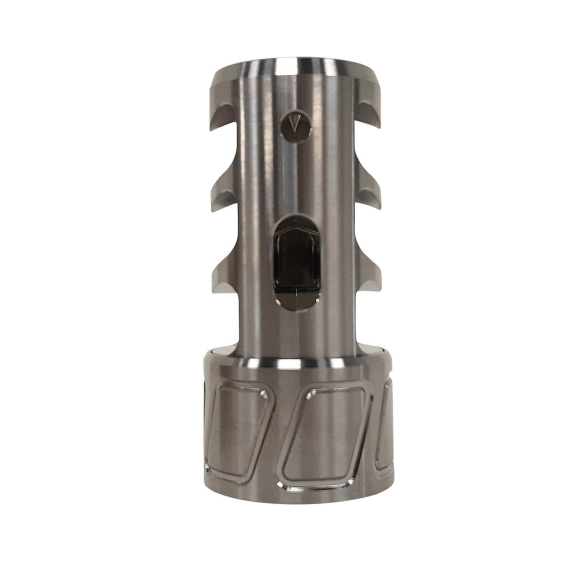 Spearhead Machine Titanium Self Timing Muzzle Brake 3 Port (2)