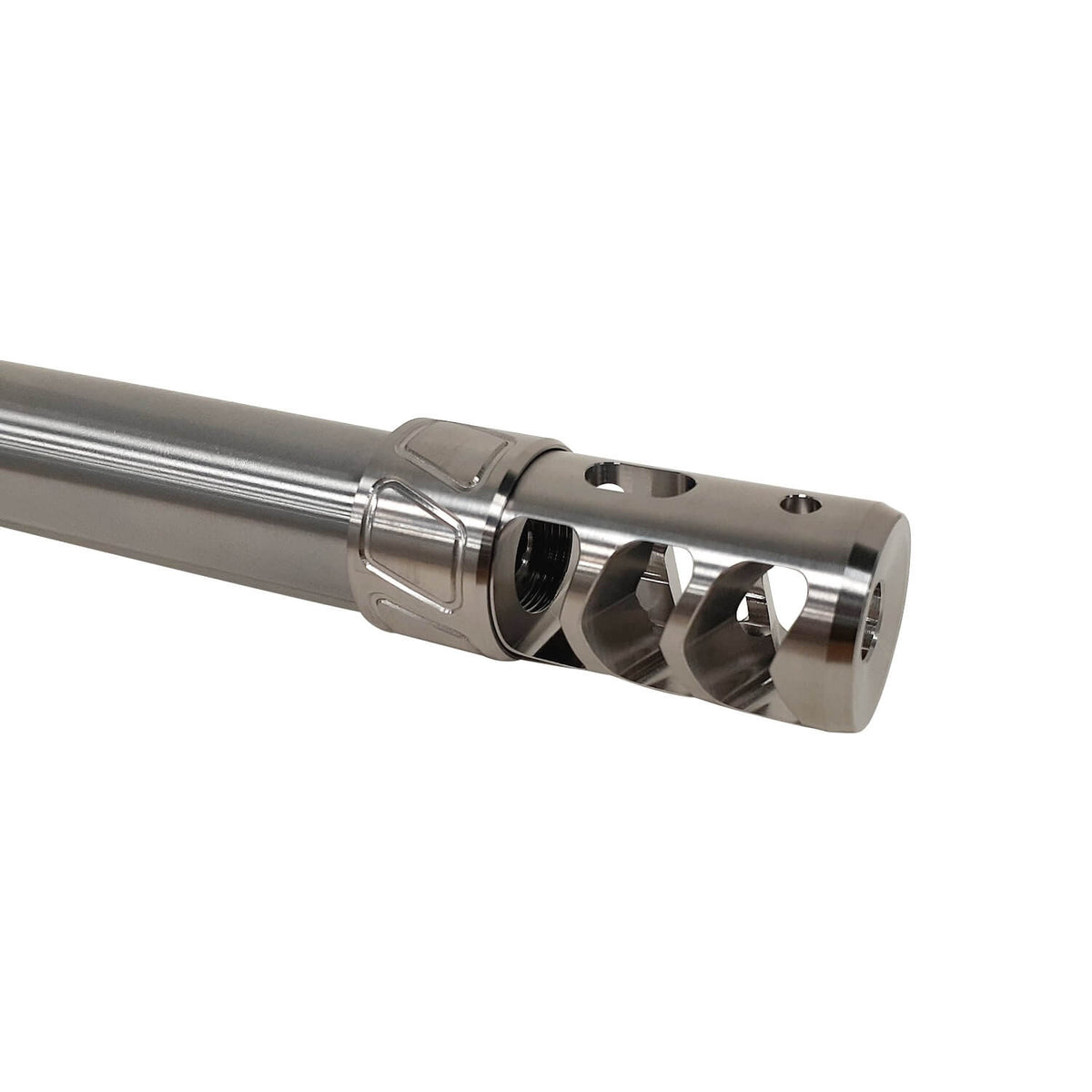 Spearhead Machine Titanium Self Timing Muzzle Brake 3 Port (9)