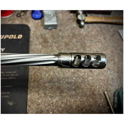 Spearhead Machine Tracker Self Timing Muzzle Brake 3 Port (16)