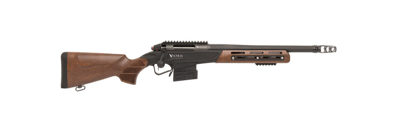 Victrix Lupus compact walnut rifle, right side