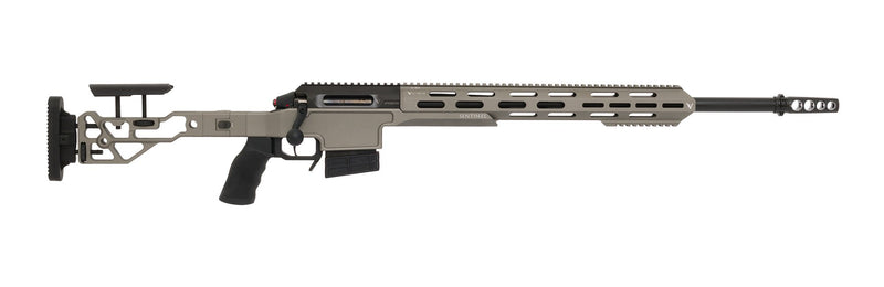 Victrix Sentinel folding chassis rifle in Field Grey, right side