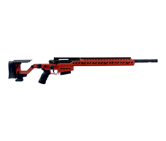 Accuracy International: AT-XC, 6.5 Creedmoor, Folding, 24", Red