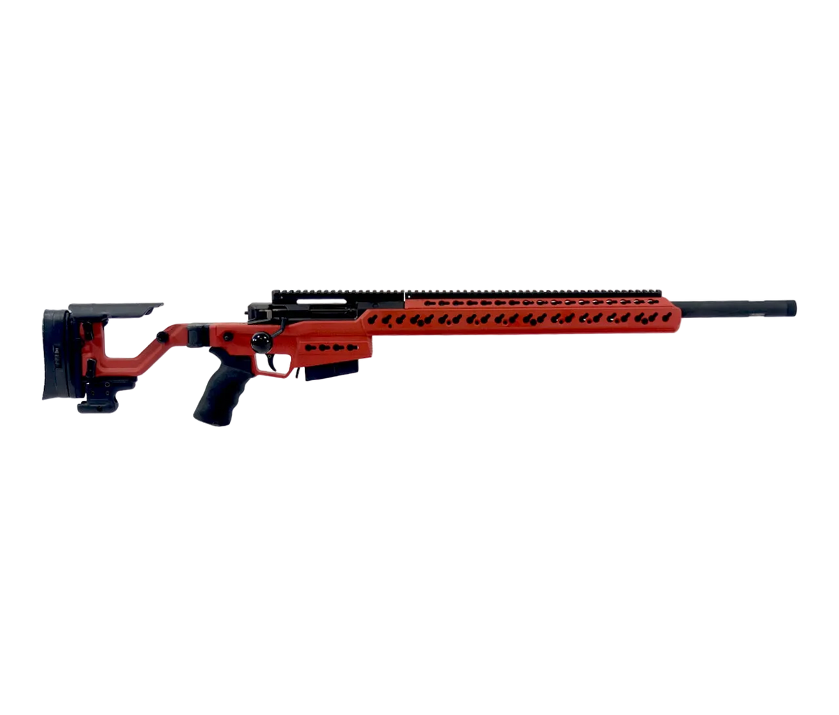 Accuracy International: AT-XC, 6.5 Creedmoor, Folding, 24", Red