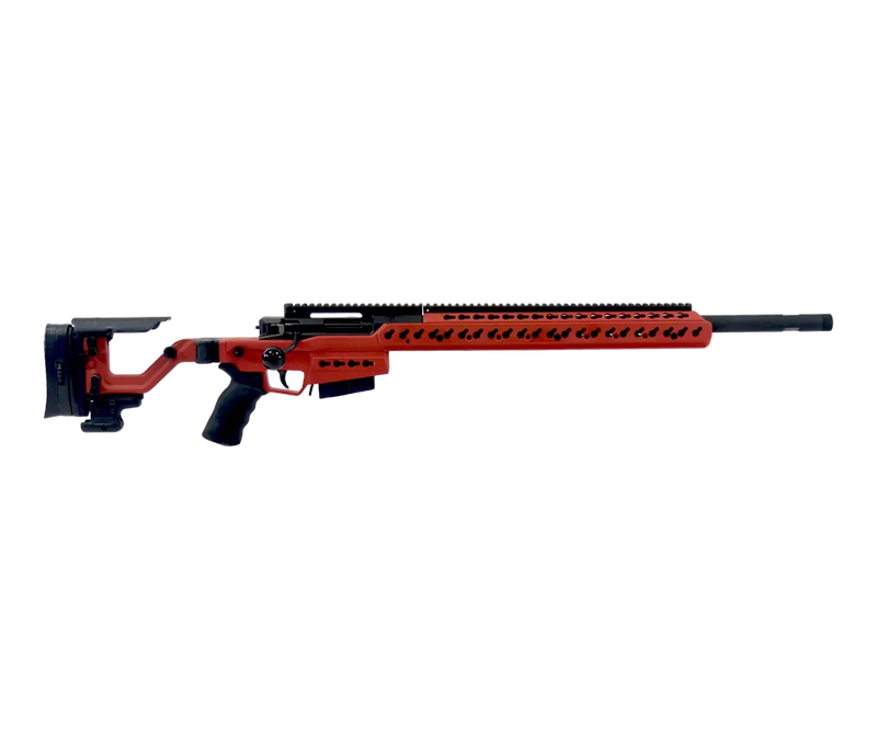 Accuracy International: AT-XC, 6.5 Creedmoor, Folding, 24", Red