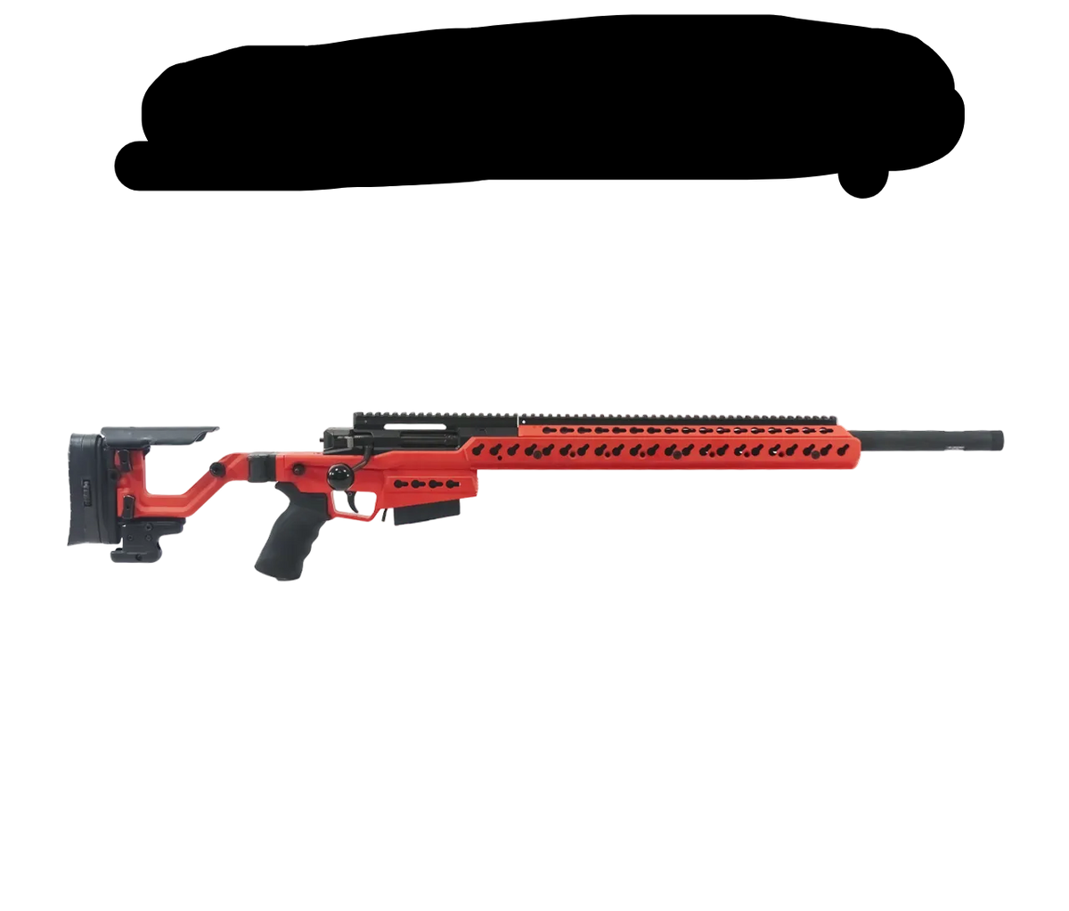 Accuracy International: AT-XC, 6 Creedmoor, Folding, 26", Red