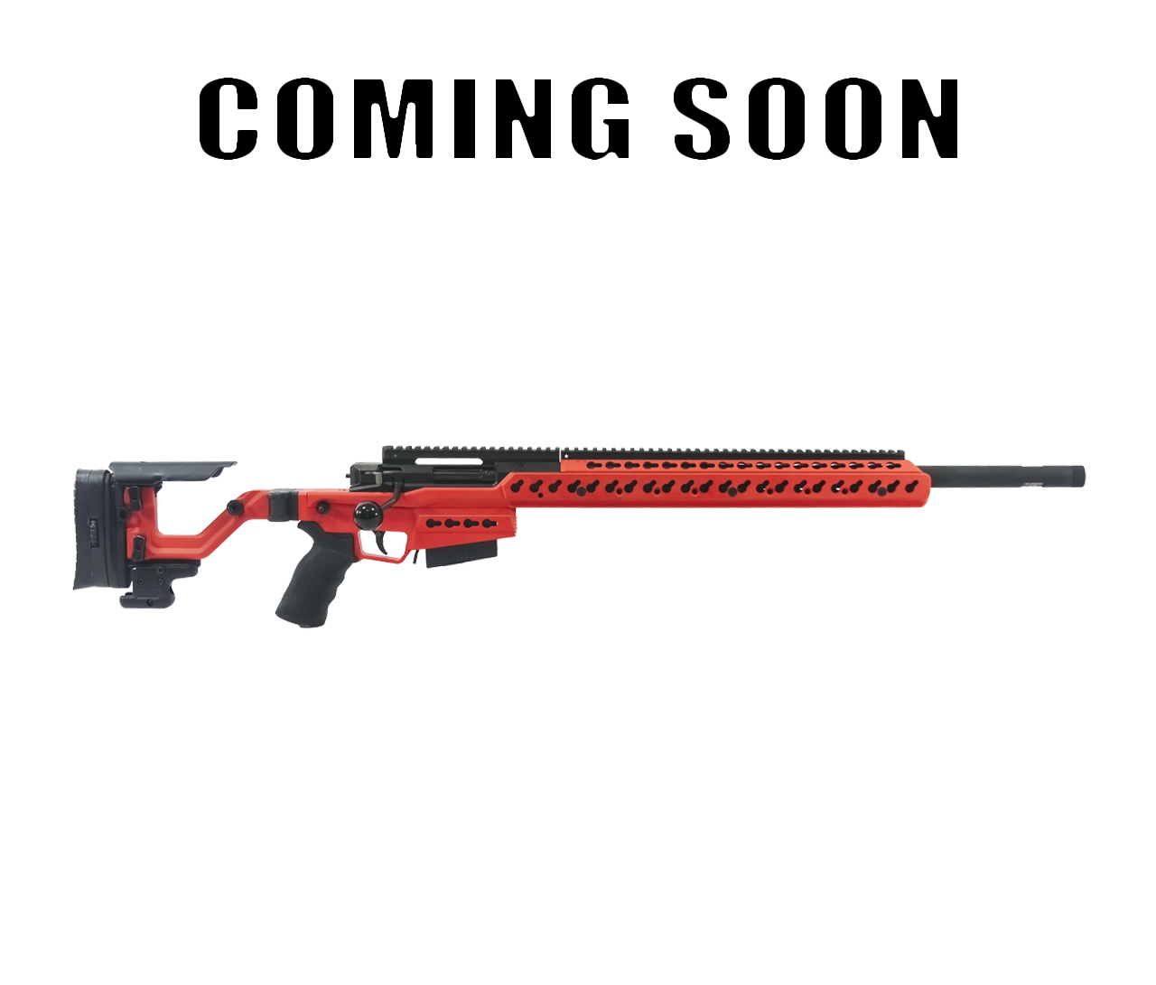Accuracy International: AT-XC, 6 Creedmoor, Folding, 26", Red