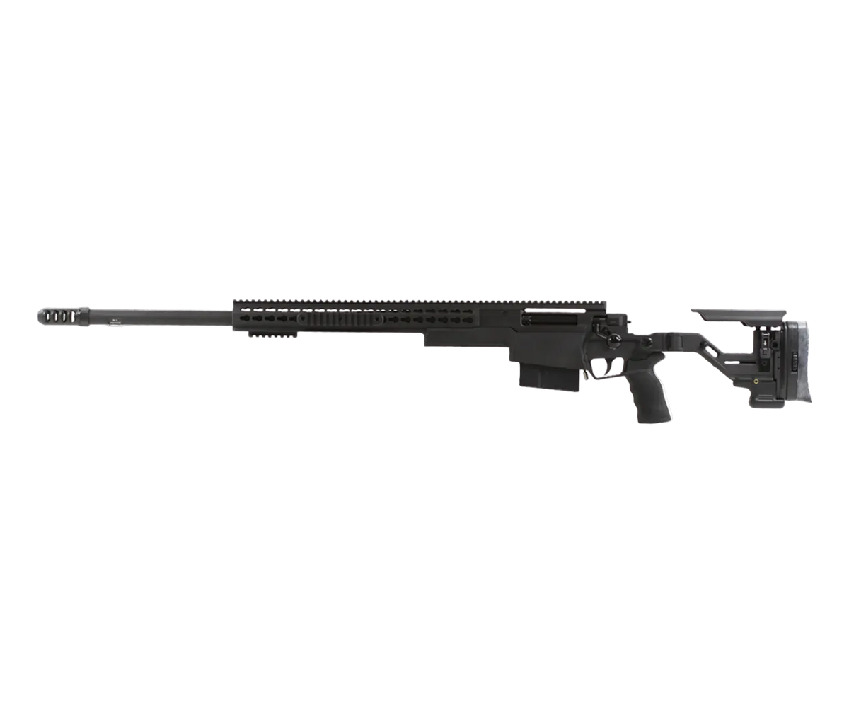 Accuracy International: Left Hand AXSR .300 Norma Mag - 27", Black