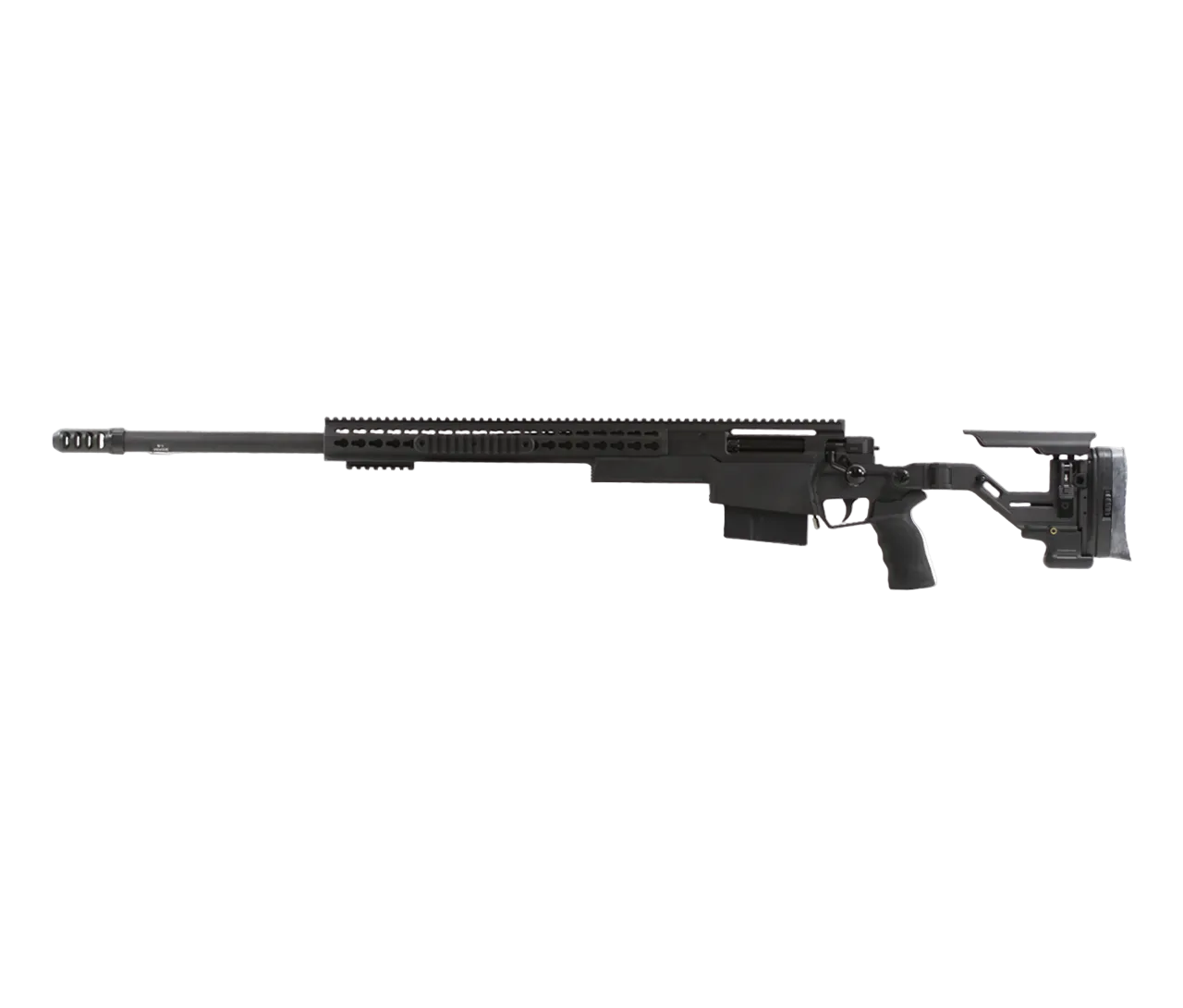 Accuracy International: Left Hand AXSR .300 Norma Mag - 27", Black