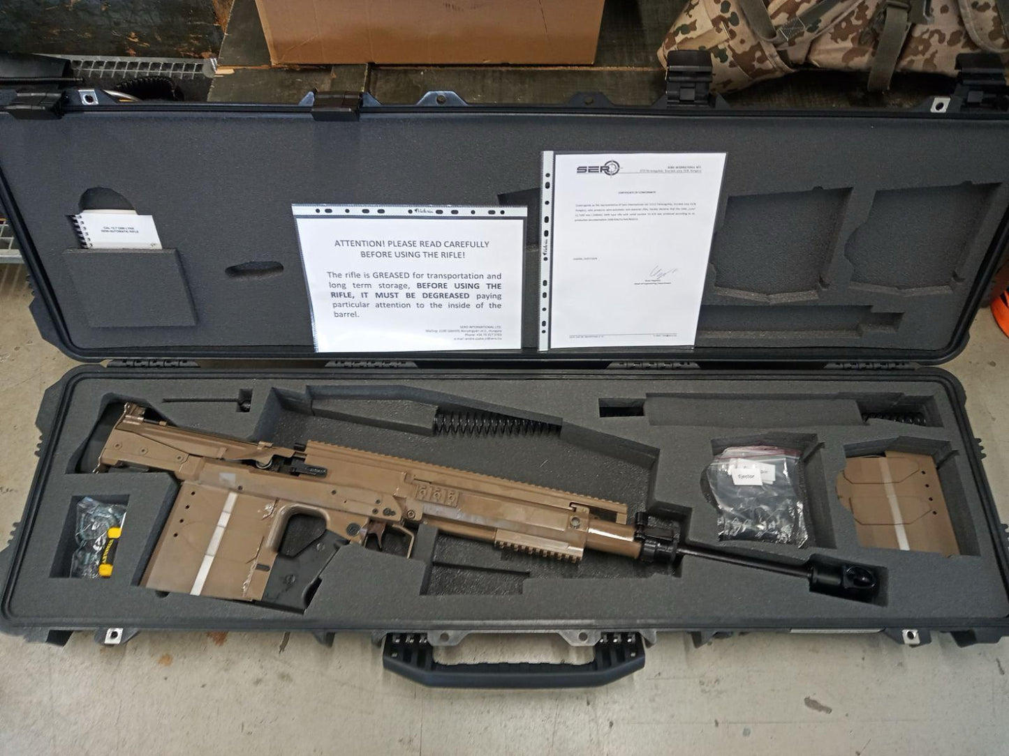 SERO GM6 Lynx .50 BMG Semi-Automatic Bullpup Rifle