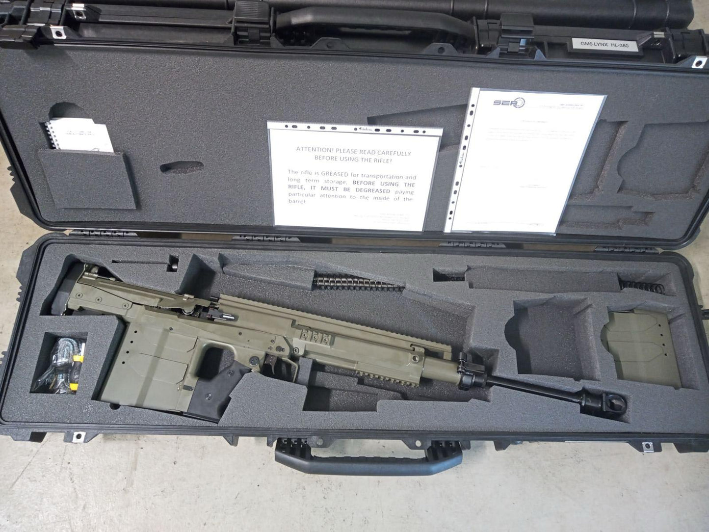 SERO GM6 Lynx .50 BMG Semi-Automatic Bullpup Rifle