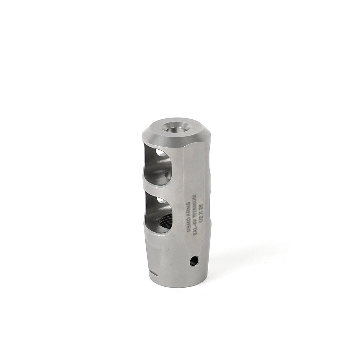 NEMO Arms Signature Series DC-1 Dual Chamber Titanium Muzzle Brake for .223 cal / 5.56 mm (3)