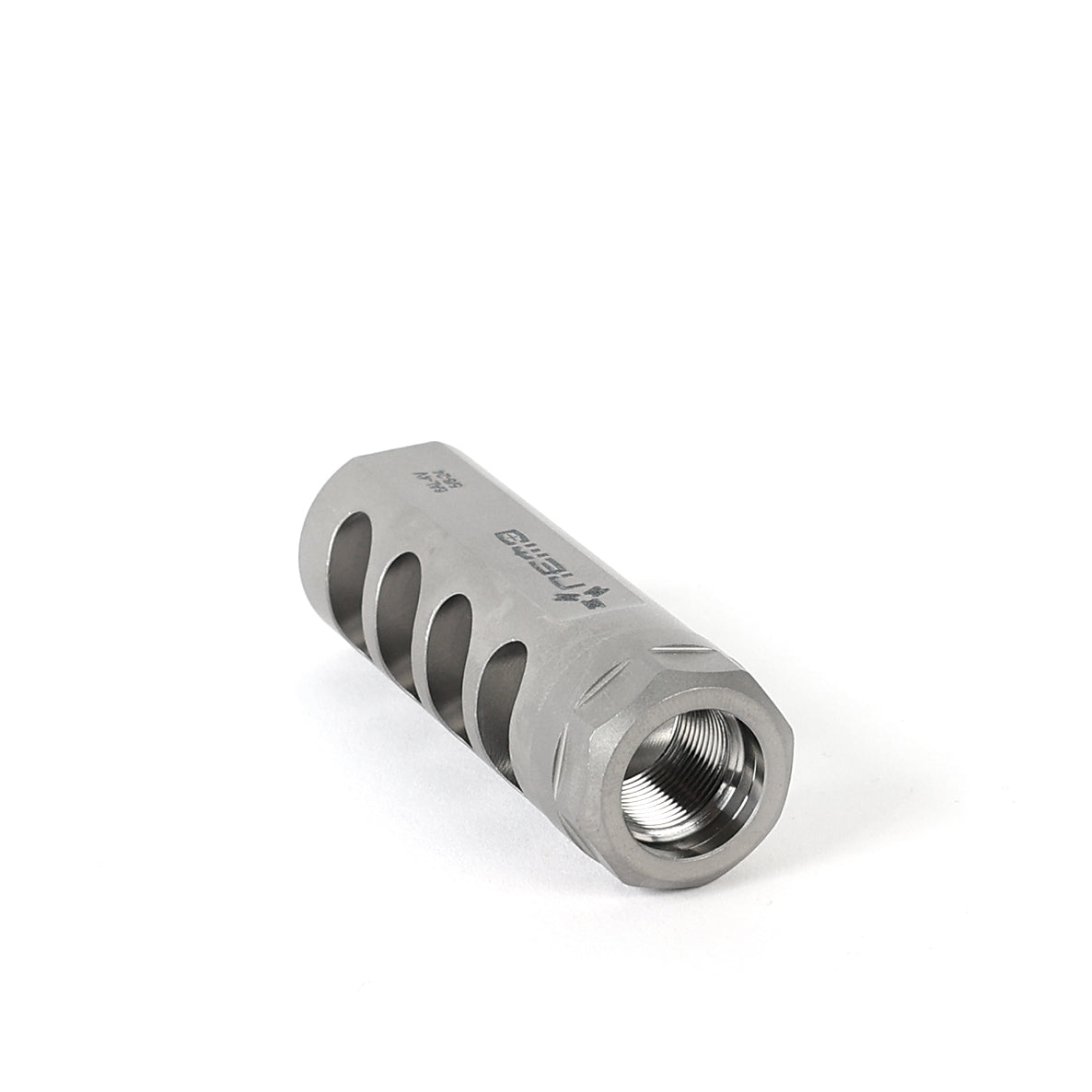 NEMO Arms Signature Series QC-1 Quad Chamber Self Timing Titanium Muzzle Brake for 30 cal / 7.62 mm (5)