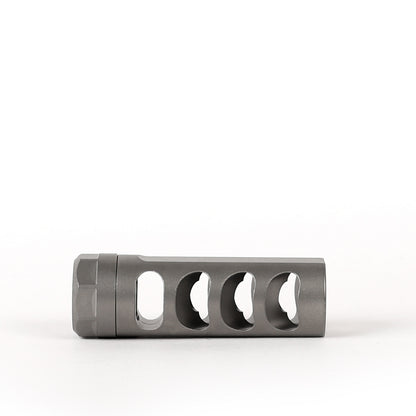 NEMO Arms Signature Series QC-1 Quad Chamber Self Timing Titanium Muzzle Brake for 30 cal / 7.62 mm (9)